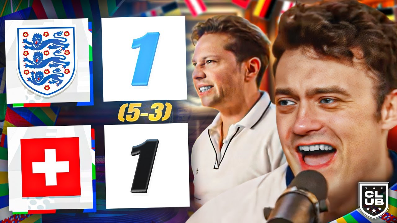 Rory & Buvey Go WILD As England WIN On Penalties! | England 1-1 Switzerland (5-3 on pens)