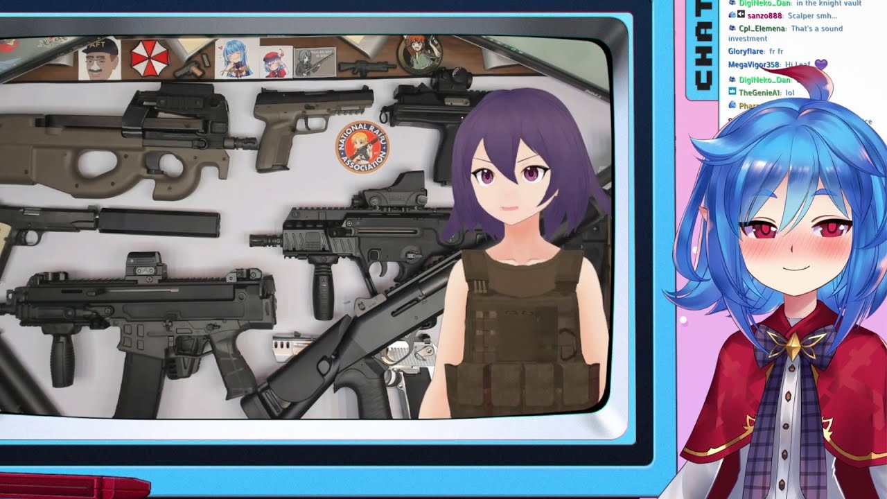 This VTuber Has Lots Of Guns...