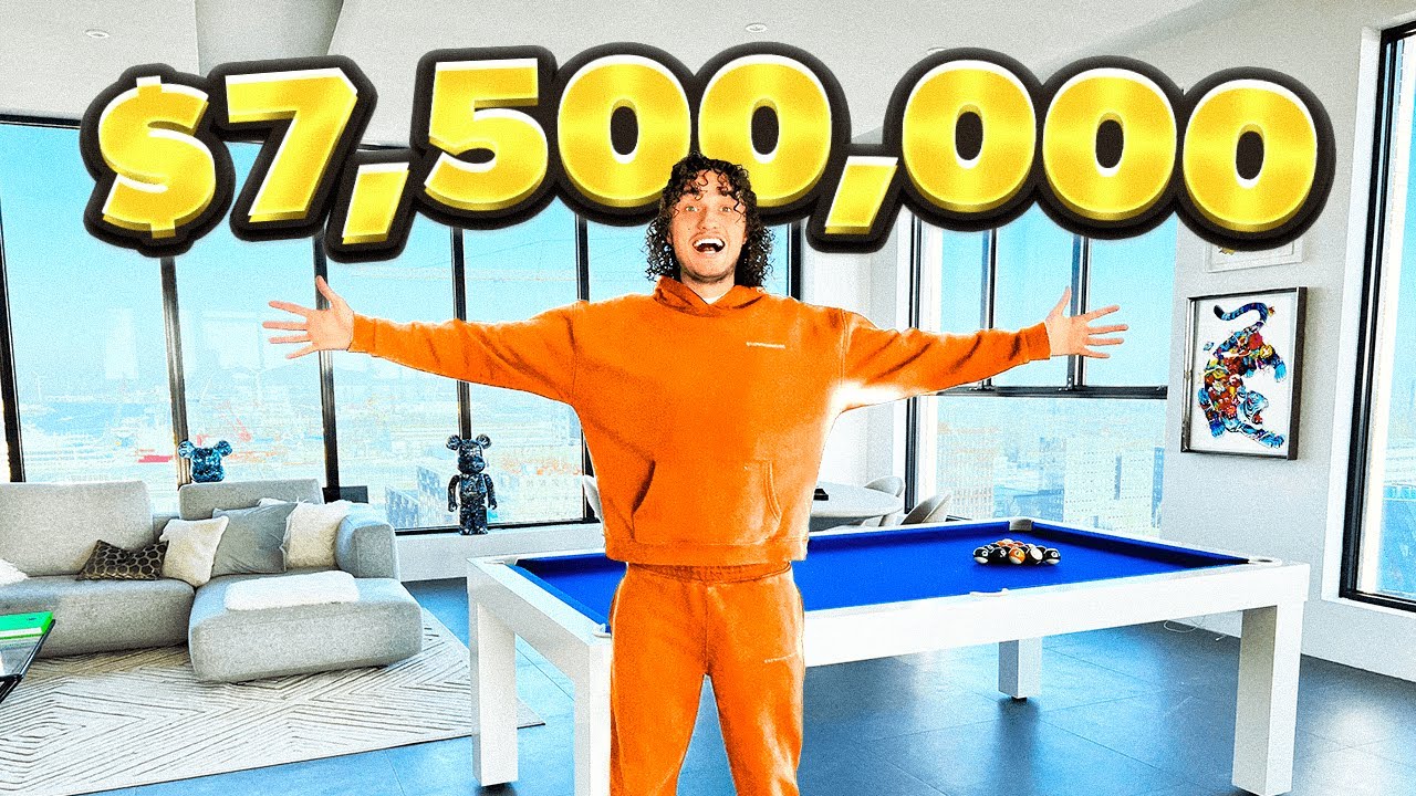 MY $7,500,000 PENTHOUSE TOUR! (Kwebbelkop)