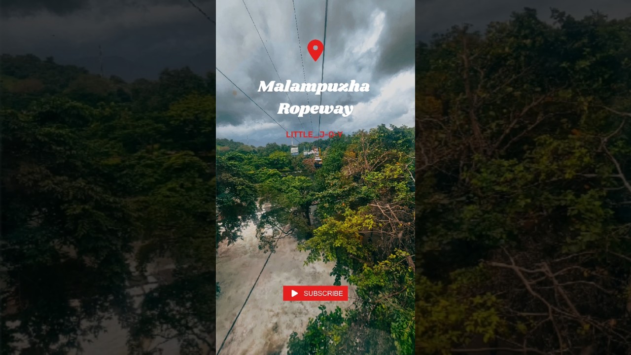 Malampuzha Ropeway | @Little_J-O-Y #malampuzha #ropeway #ytshorts #shorts #travelvlog #sky #fun