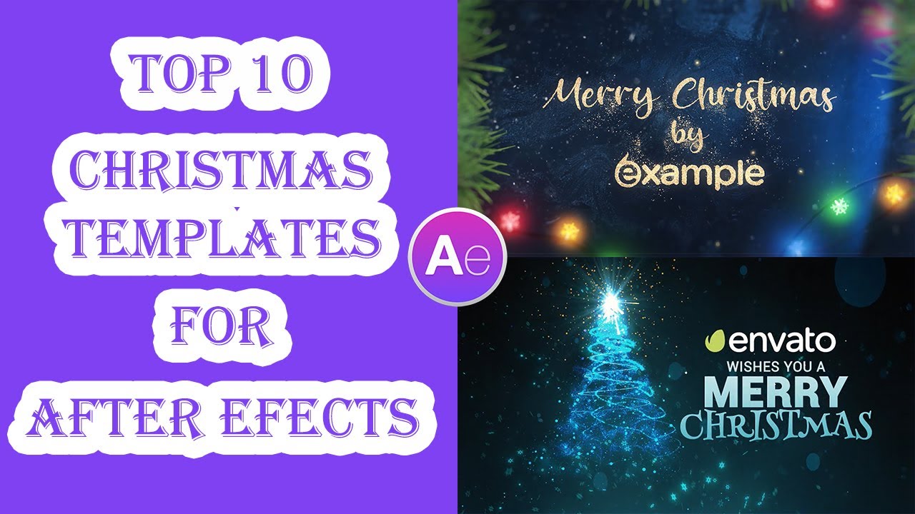 Top 10 Christmas Templates 2022 for After Effects  (After Effects Template) ★ Best AE Templates