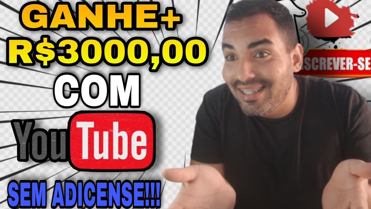 4 FORMAS DE GANHAR R$ 3000,00 POR MÊS COM O YOUTUBE (como ganhar dinheiro na internet) RENDA EXTRA