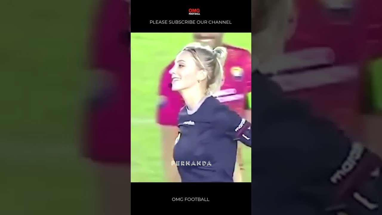 Most Beautiful Female Referee in Football✨