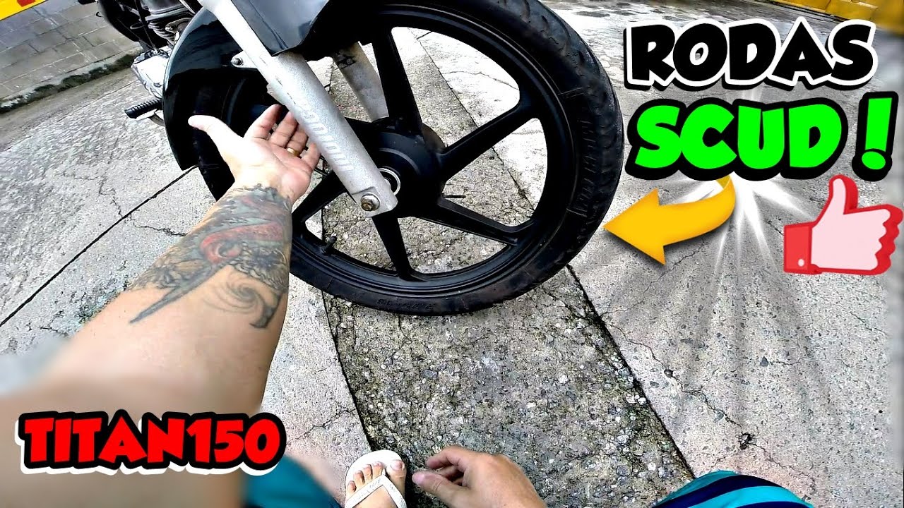 Rodas Scud 6 Palitos Tambor! TITAN 150