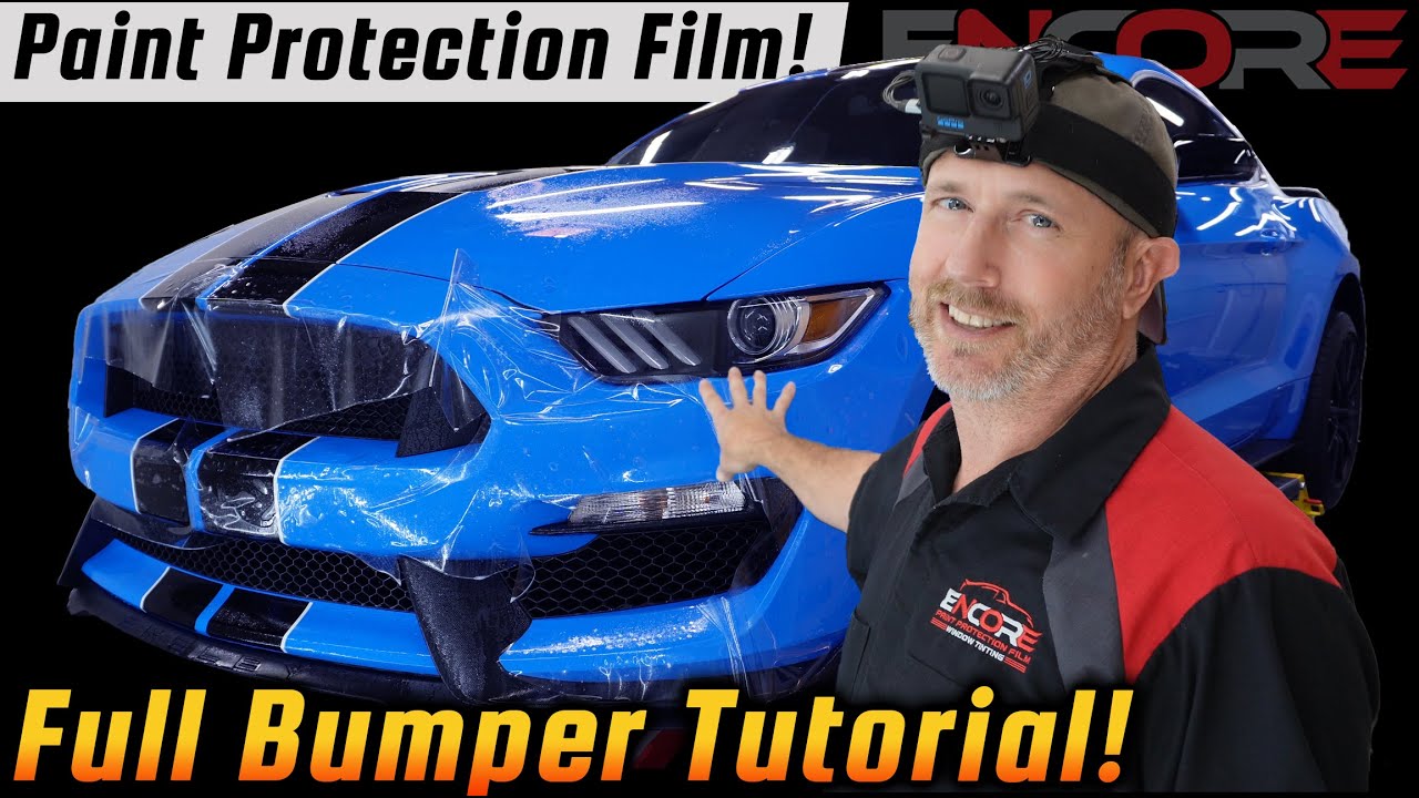 Ford Mustang Shelby GT350 Front Bumper PPF Installation