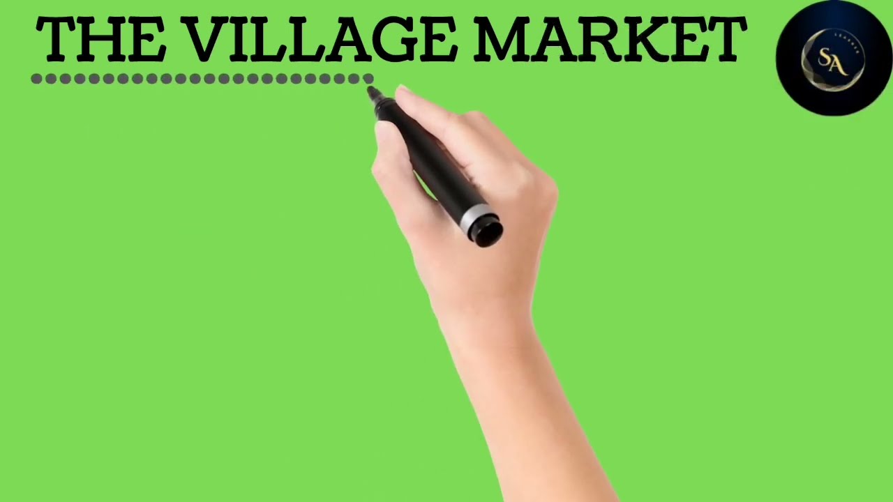 THE VILLAGE MARKET ESSAY IN ENGLISH//ENGLISH ESSAY ON THE VILLAGE MARKET//STUDY ALBUM//ENGLISH ESSAY