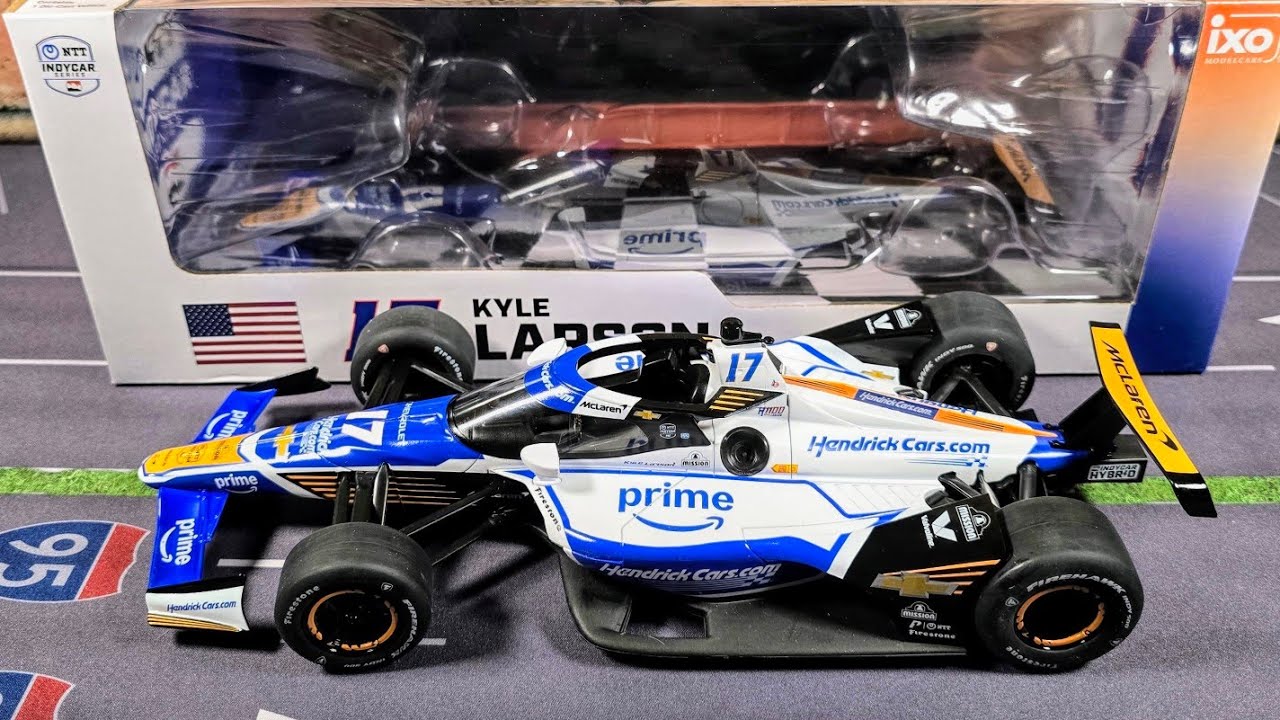 REVIEW: IXO Models 1:18 Kyle Larson 2025 Hendrickcars  / Prime Indycar Die-cast