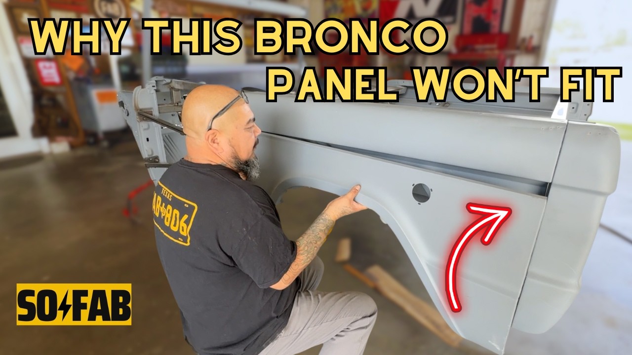 Проблемы с установкой боковых панелей кузова Bronco и способы их решения.