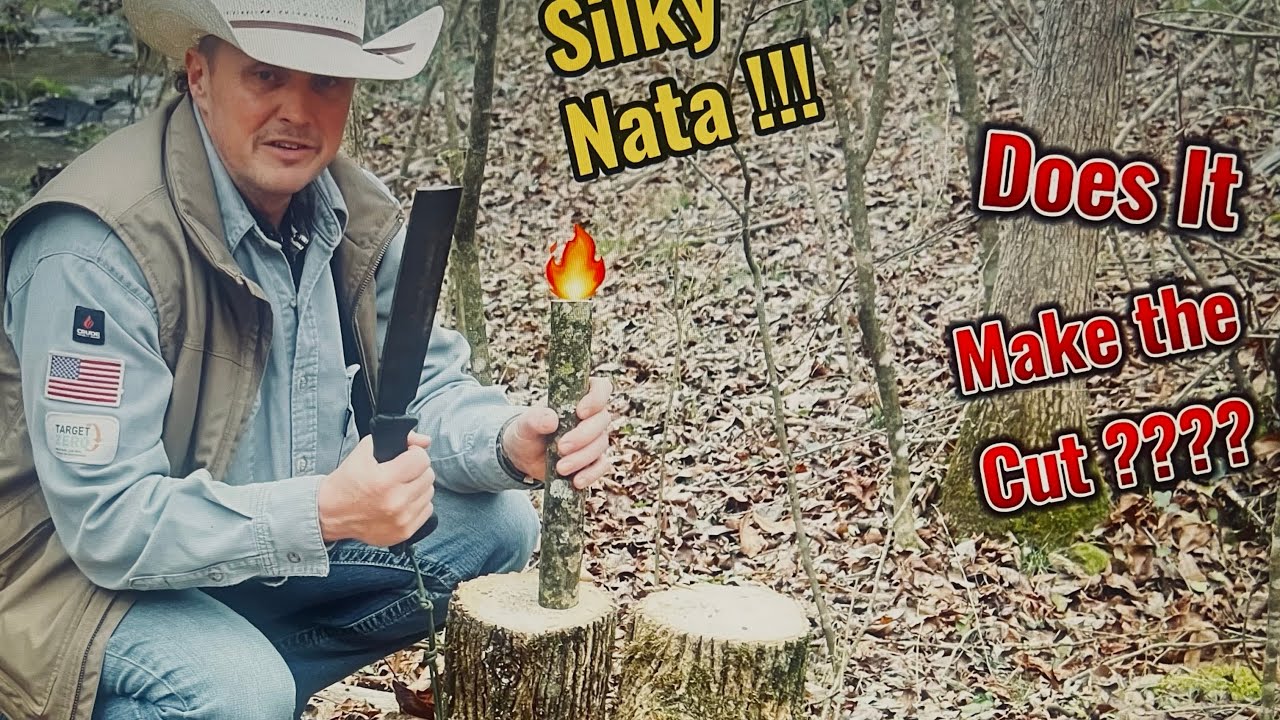 Machete hatchet hybrid the Silky Nata 