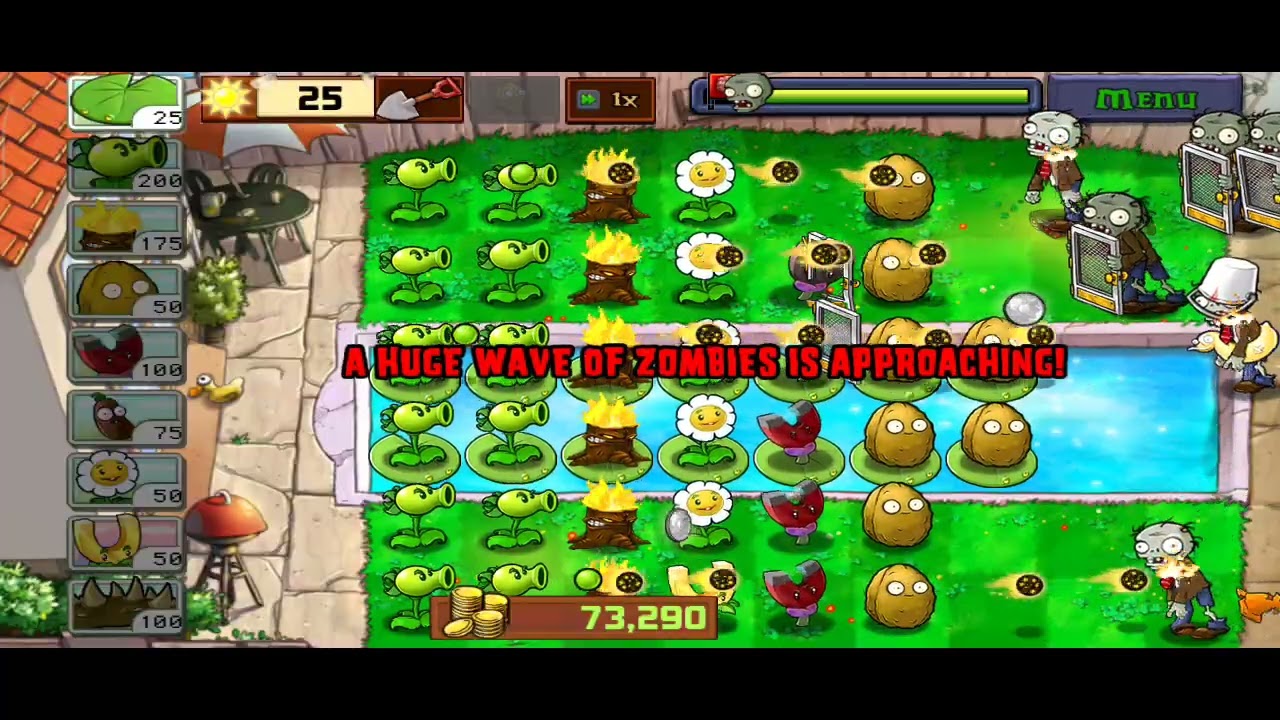 Money Harvesting | Plants vs Zombies | Last Stand mini game | Magnet-Shroom | Gold Magnet | Marigold