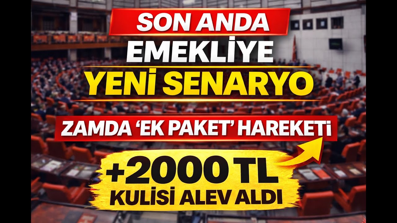 Emekliye Ek 2000 TL Zam mı geliyor