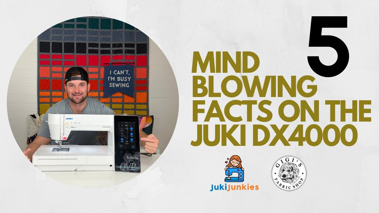 5 MIND BLOWING FACTS ON THE JUKI DX4000! (HIGH END MACHINE)