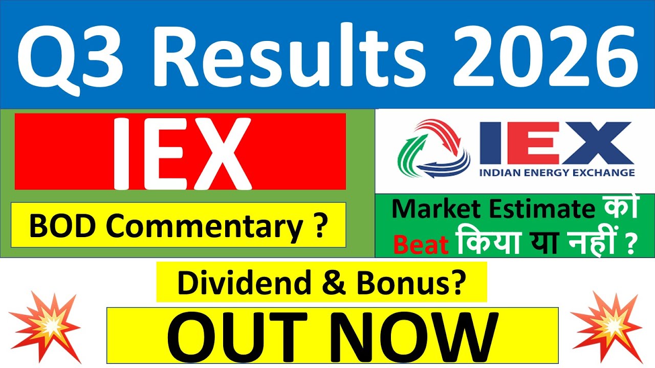 IEX q3 results 2026 | Indian Energy Exchange results today | IEX Share News | IEX Share latest news
