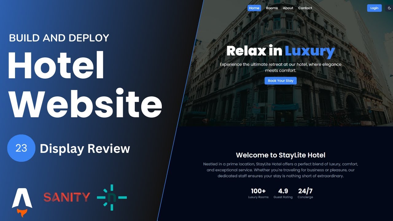 Build and Deploy a Full-Stack Hotel Website with Astro & Sanity
