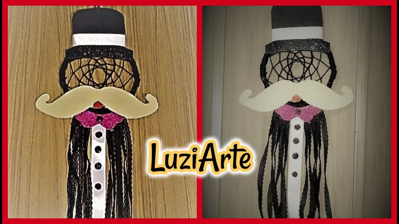 ❄️ Sir Atrapasueños 🧔 p/ el Día del Padre 🕺🏻 Fácil y Original🧔Filtro dos Sonhos Sr. 🕺🏻 Dream catcher