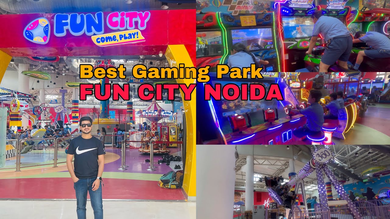 Fun city Noida || DLF MAll Of India || Best Kids ZOne || India’s Coolest gaming zone