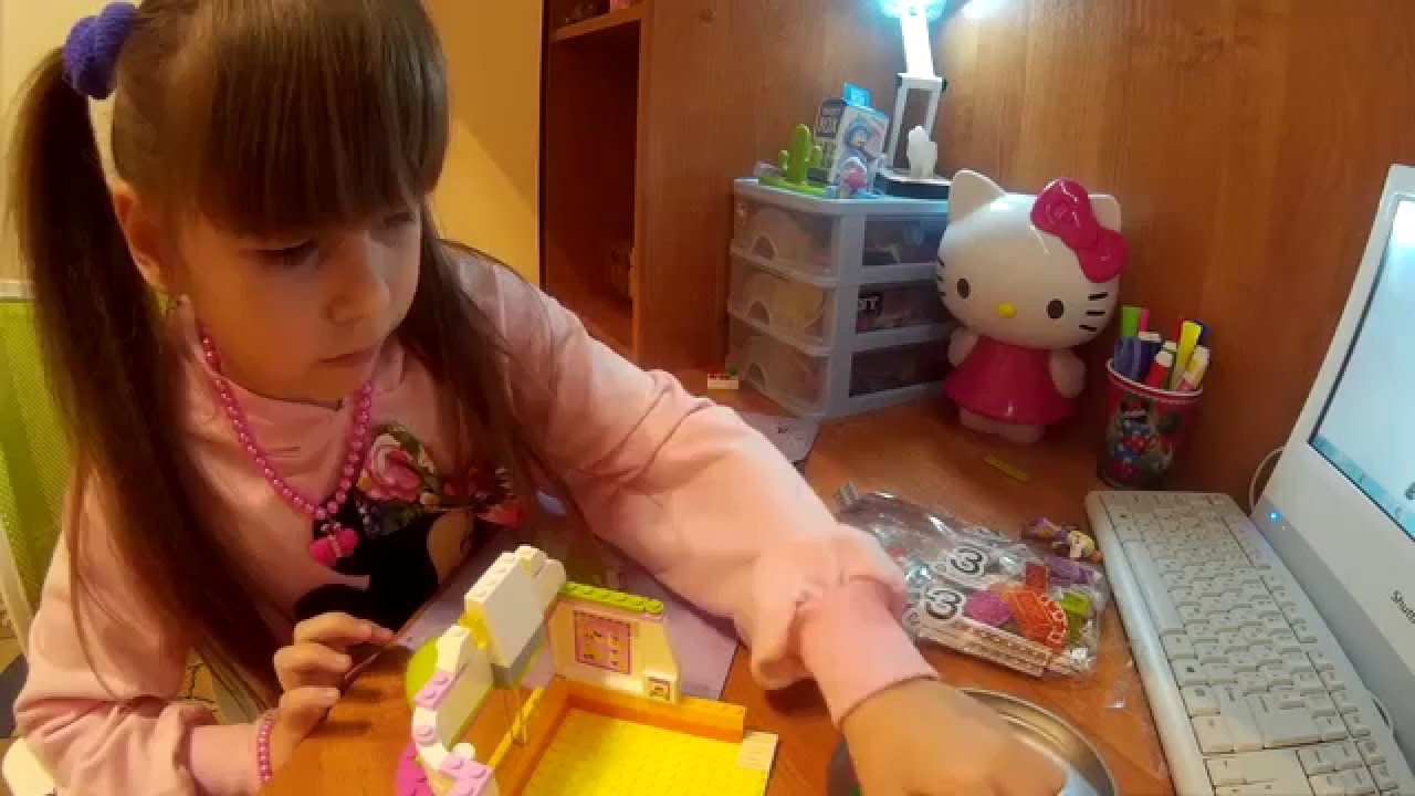 LEGO Friends Фреш бар распаковка и обзор. Лего 41035