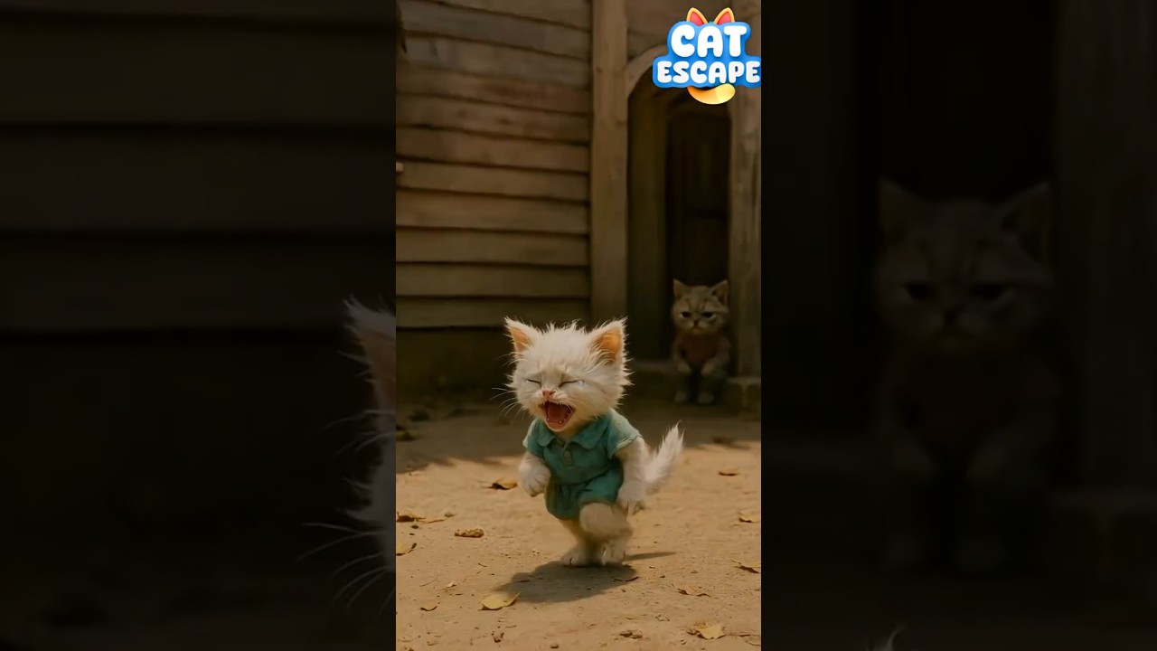 Poor kitten needs your help..why?😨😼#catescape #kitten #catescapegame #aicat #escape #cat #safety