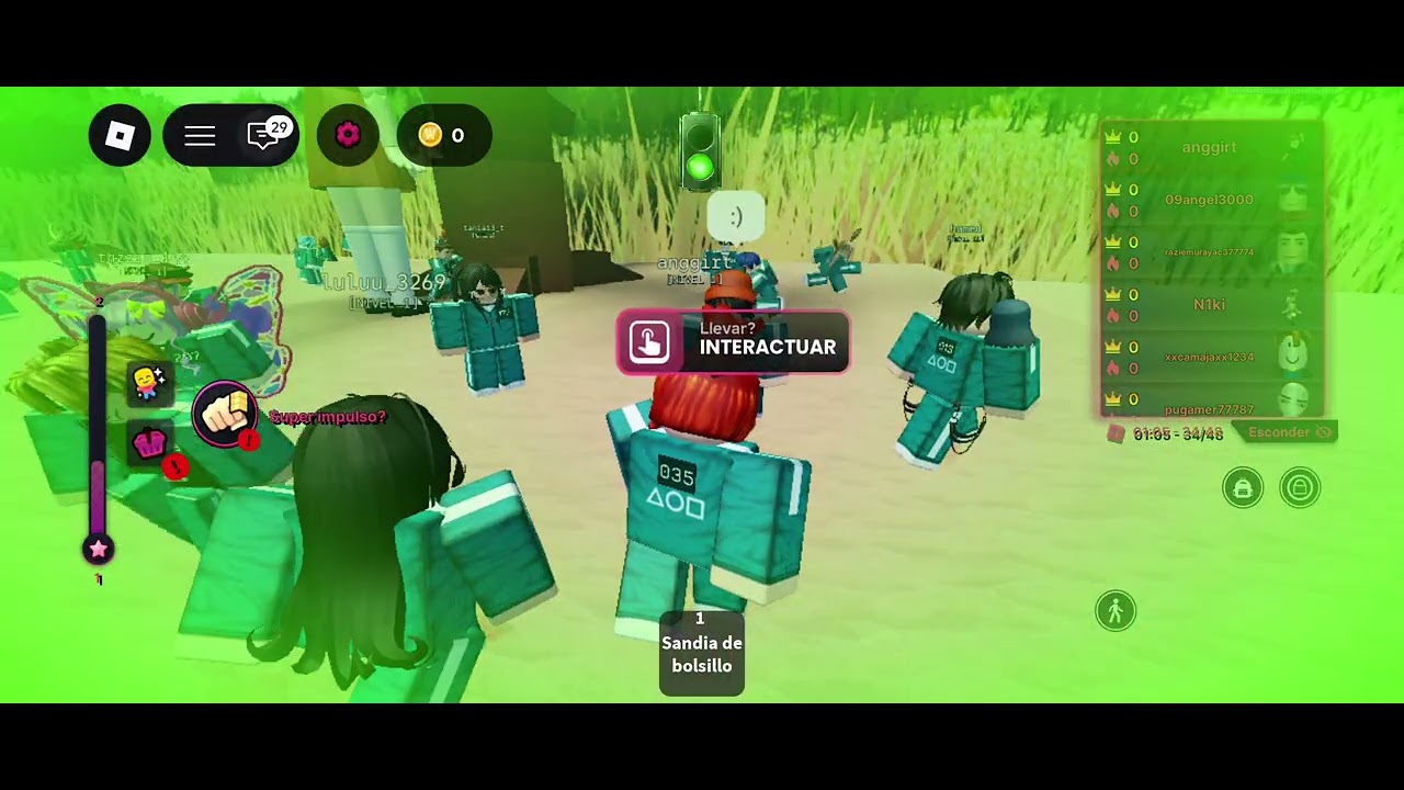 Jugando el juego del calamar  parte 1 