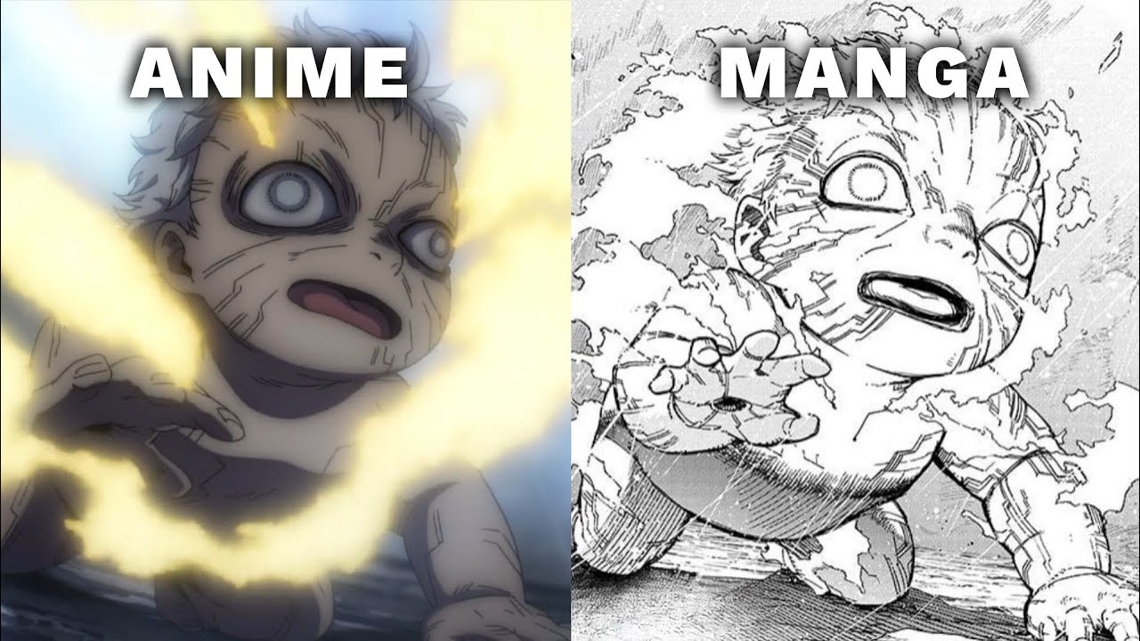 Anime VS Manga - My Hero Academia Final Season Episode 4