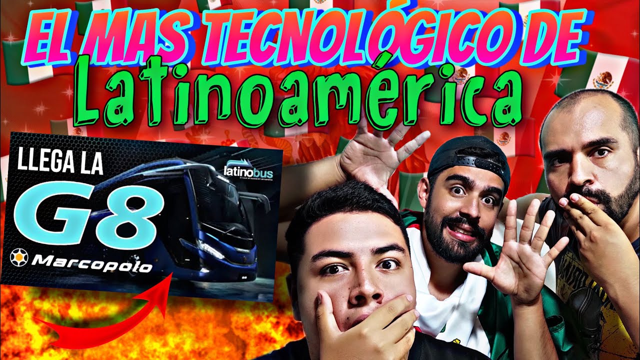 REACCIÓN ❤️🇲🇽 BUSES LUJOSOS EN MÉXICO!! Platinum premium MARCOPOLO 😎😎😎😎