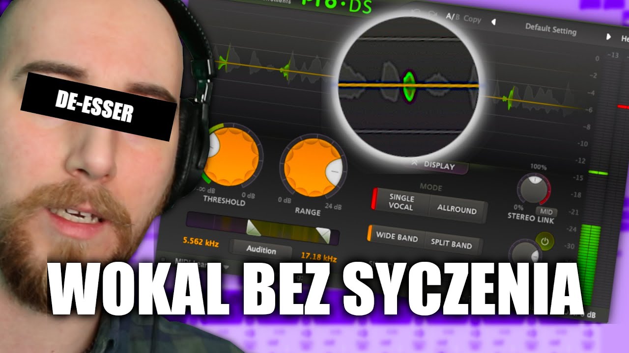 Jak ustawić DE-ESSER, czyli CZYSTY WOKAL BEZ SYCZENIA (FabFilter Pro-DS i darmowa alternatywa!)