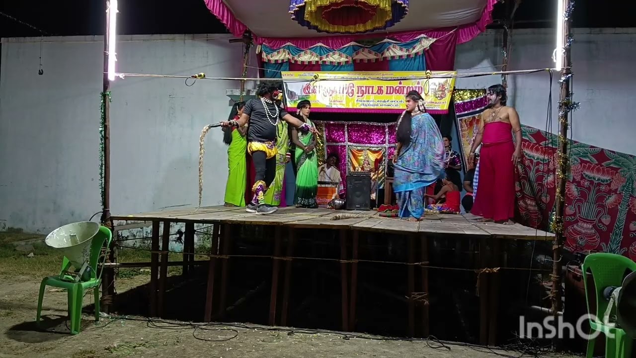 அருண் அவர்கள் நாட்டிய பெண்கள் சித்திரவதை மற்றும் மணி அவர்கள் காளி வருகை. இளஞ்சிட்டு நாடக மன்றம்