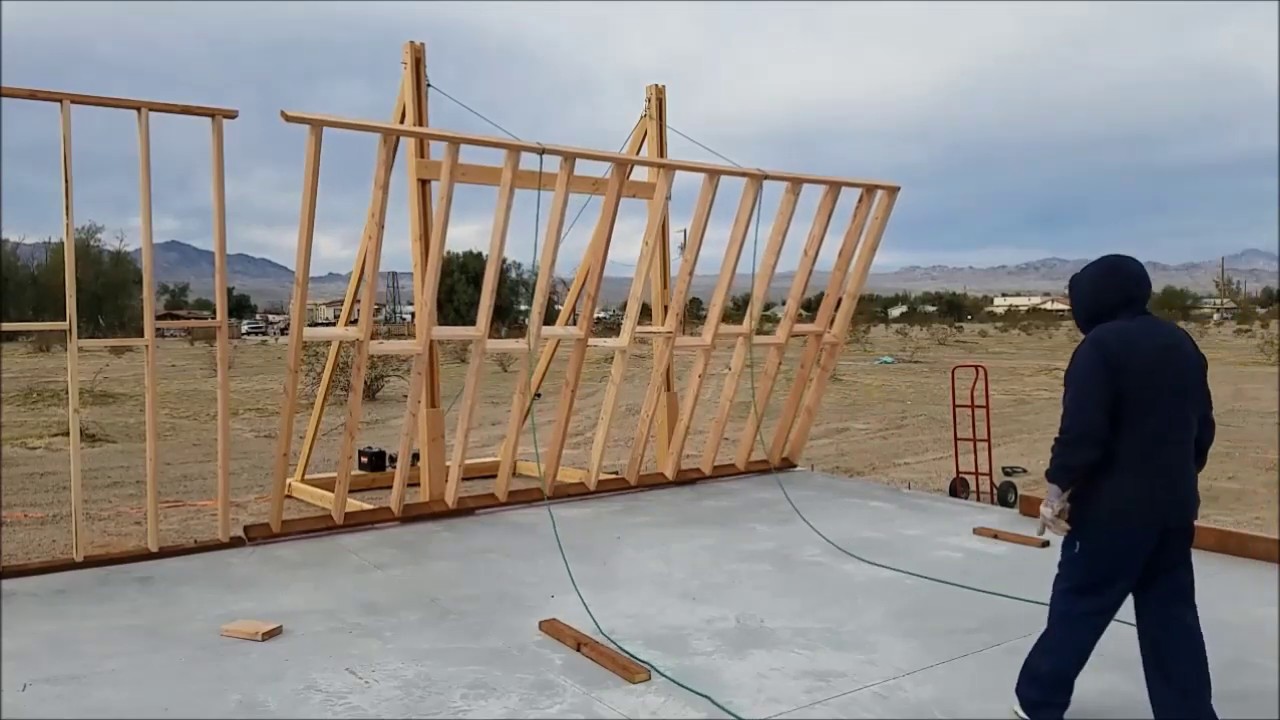 DIY House Build # 6 - Second Wall Finished