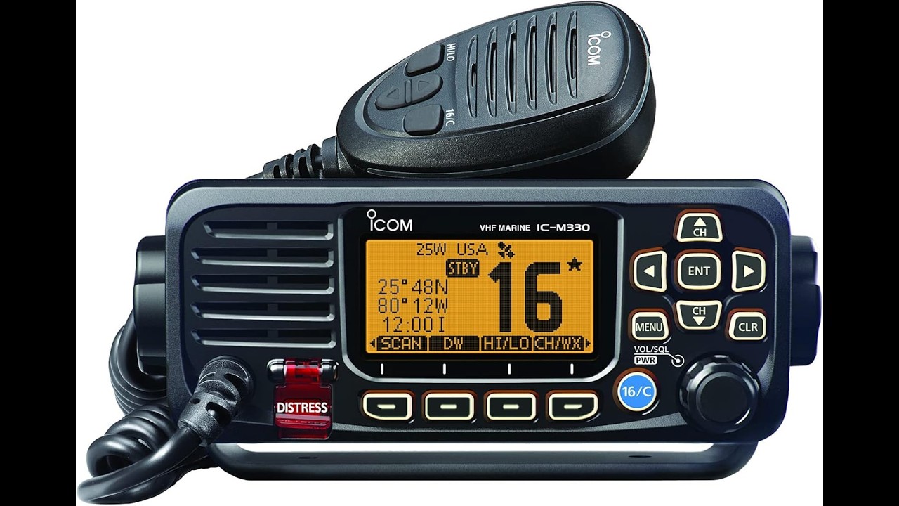 Icom IC-M330 Ultra Compact VHF Marine Transceiver Review - Best Small Boat Radio?