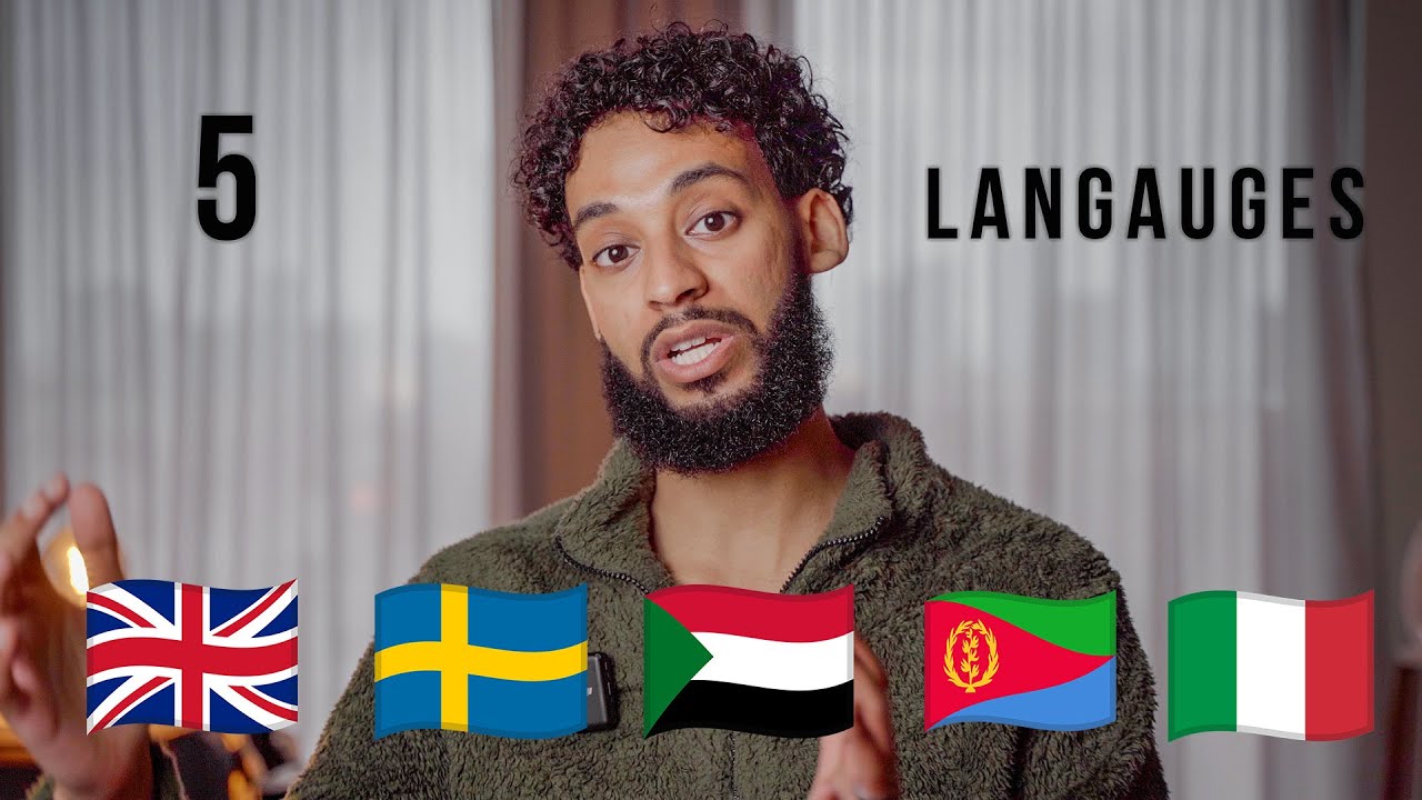 Polyglot Speaks in 5 Languages and 10 Accents (English, Swedish, Arabic, Tigrigna, Italian)