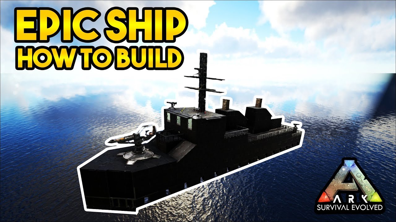 Epic Ship Build! aka The Dodo Devastator! - Ark Survival Evolved