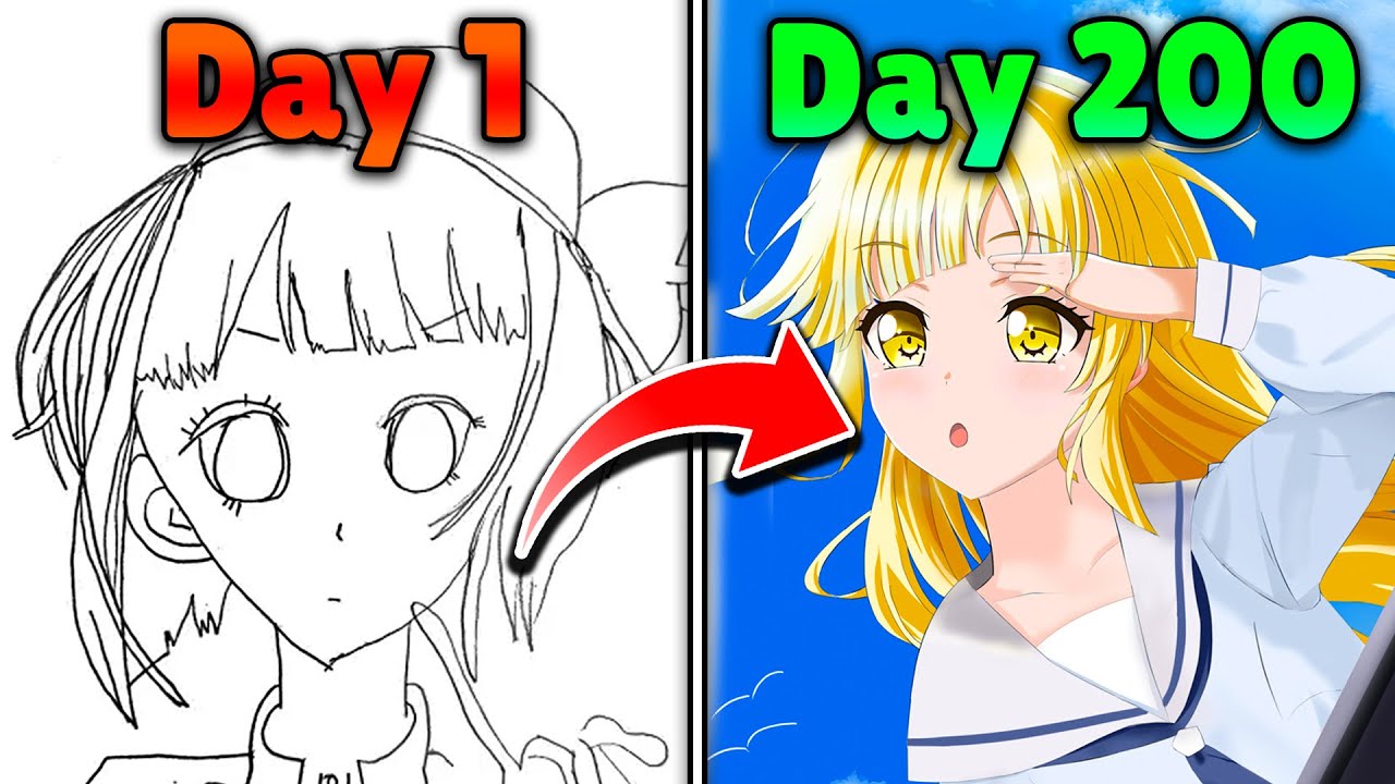 How I Taught Myself to Draw in 200 Days (No Experience)