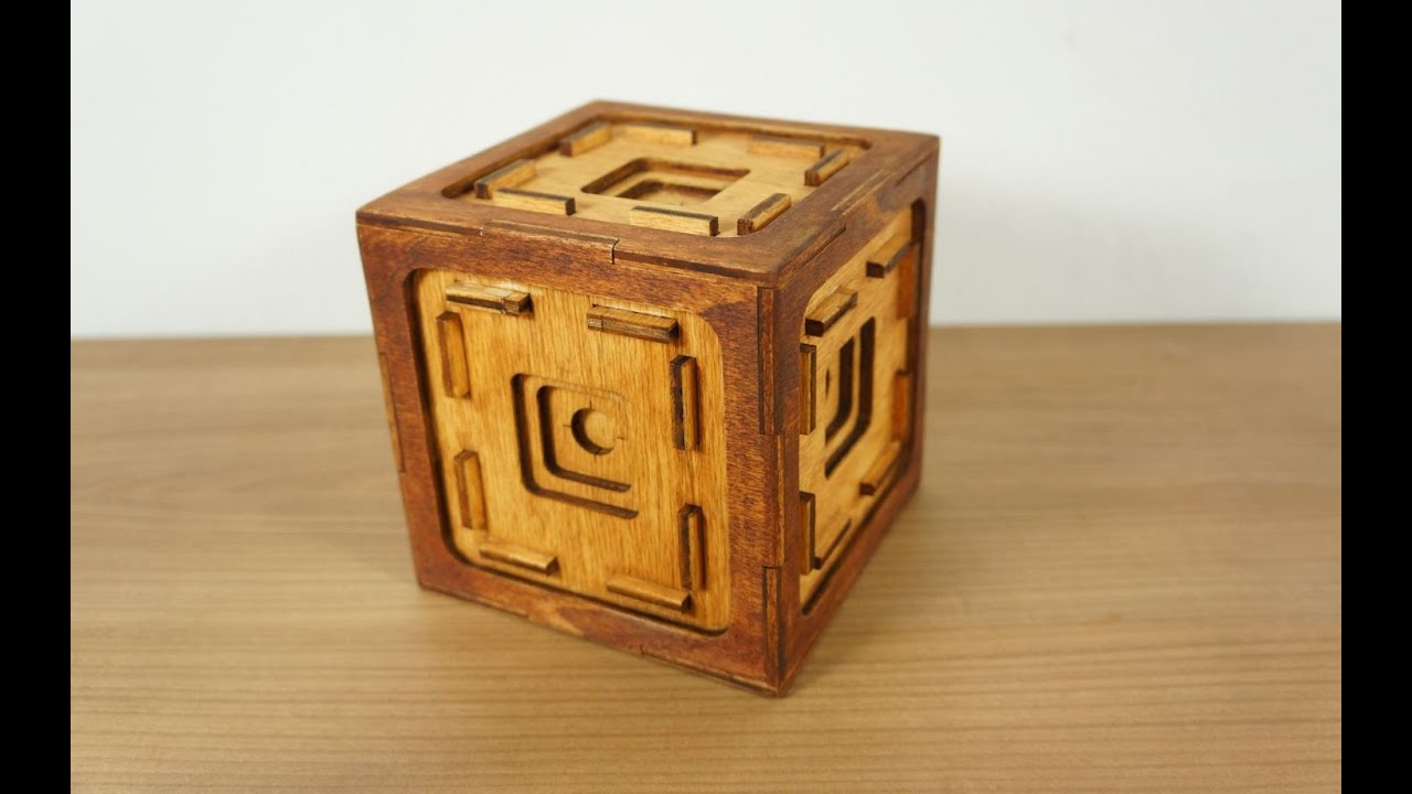 The button box a puzzle box with 41 steps!
