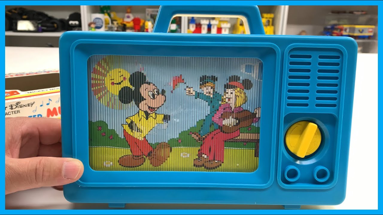 Walt Disney Mickey Mouse Club Animated Musical “TV” by Ideal Toys