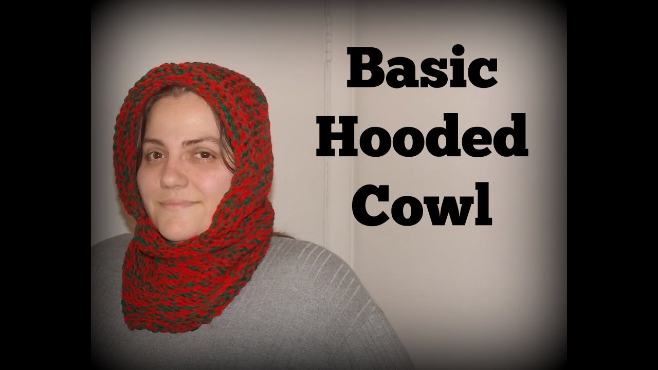 How To Make A Basic Hooded Cowl On A Loom