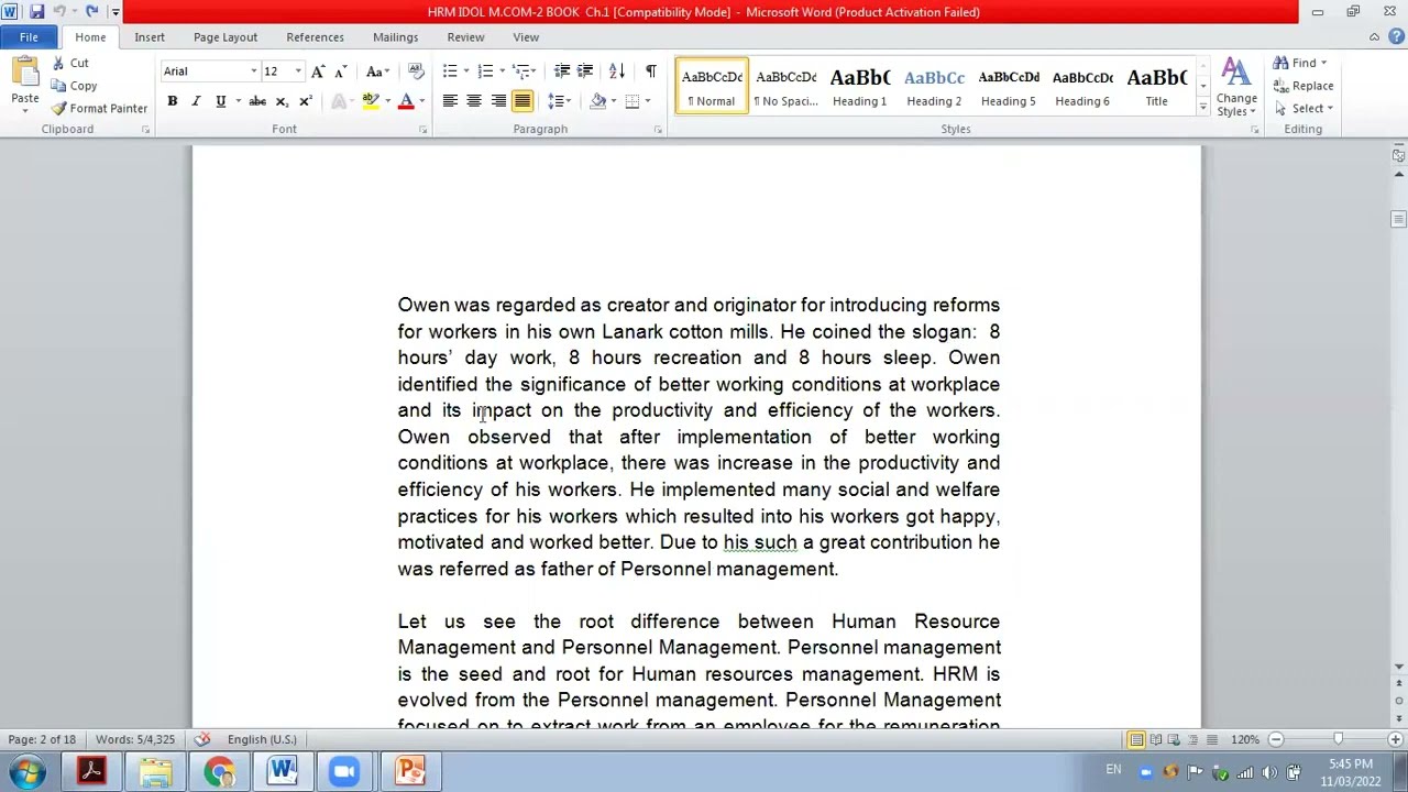 1 - Concept and Meaning of Human Resource Management (HRM)