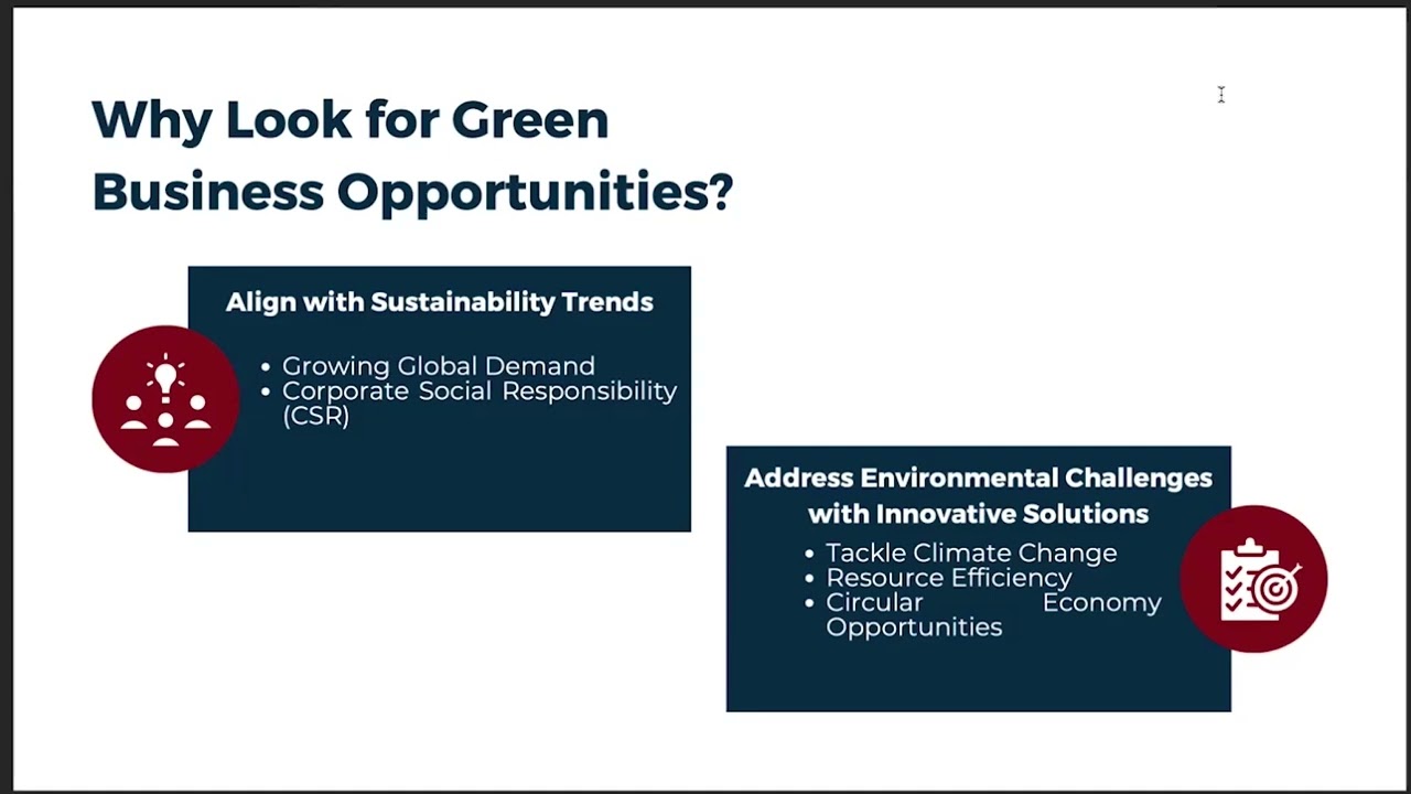 Exploring Green Entrepreneurship Opportunities