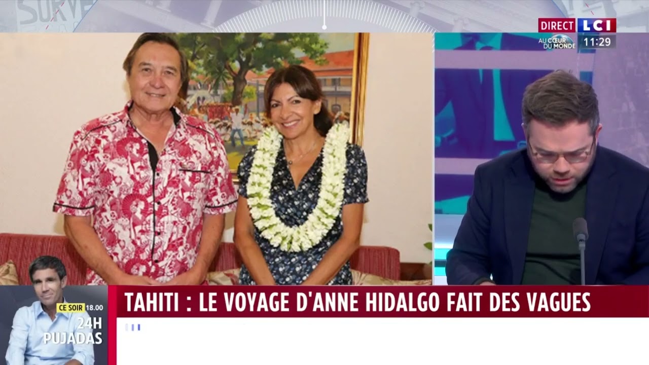 Tahiti : Le voyage d'Anne Hidalgo fait des vagues