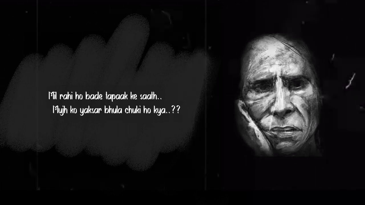 ye mujhe chain kyun nahin padta Jaun Elia | ek hi shakhs tha jahan mein kya status urdu poetry