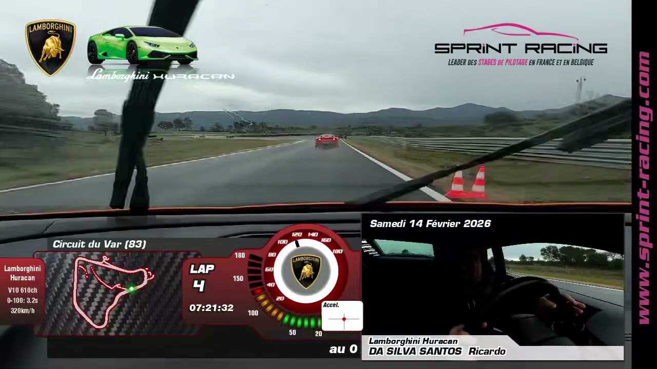 Lamborghini Huracan V10 610ch CIRCUIT DU VAR