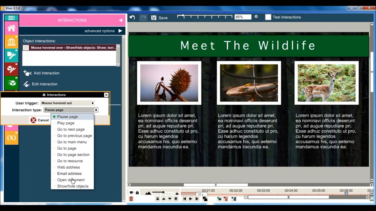 Creating Interactive eLearning: Getting started with the Vivo authoring tool