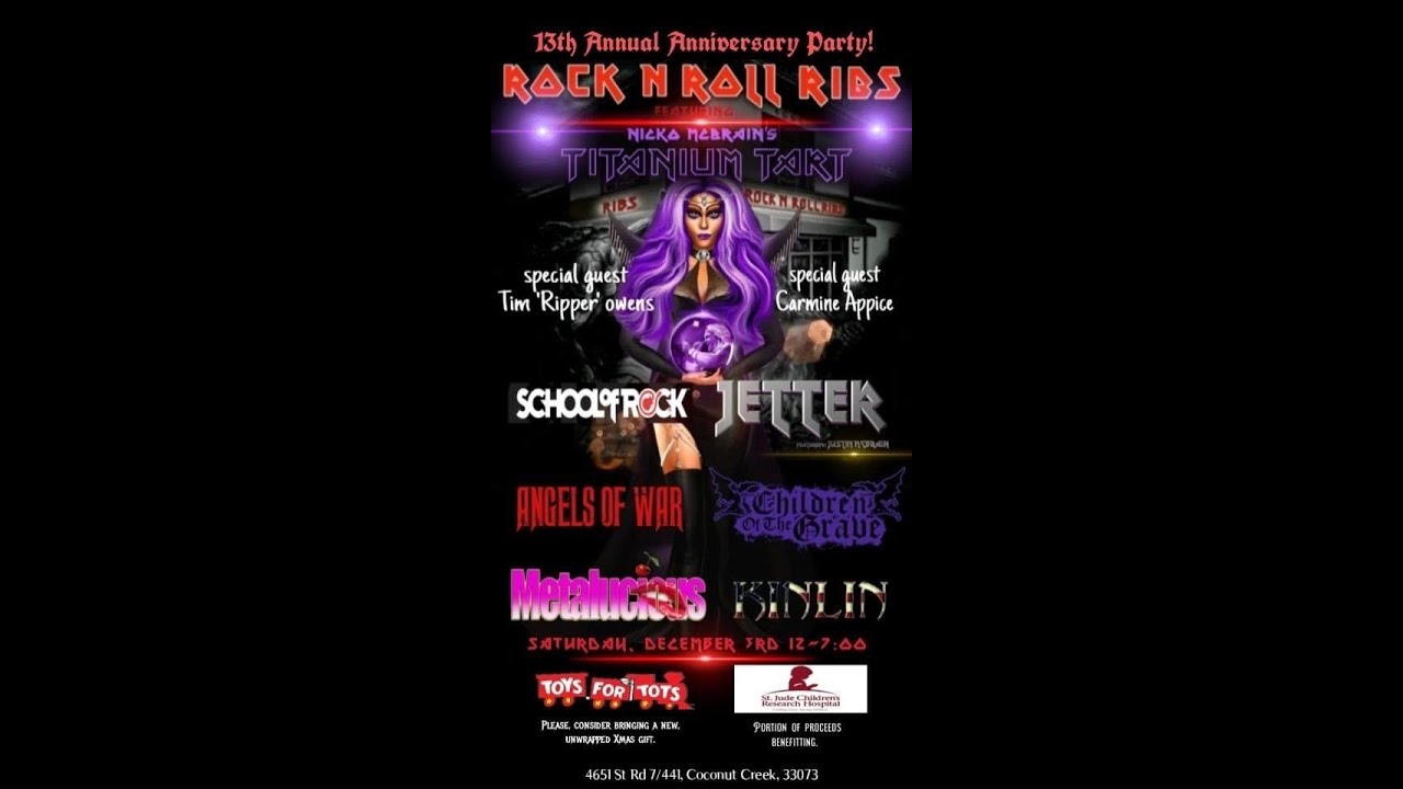 ANGELS OF WAR ROCK N ROLL RIBS 13th ANNIVERSARY REEL
