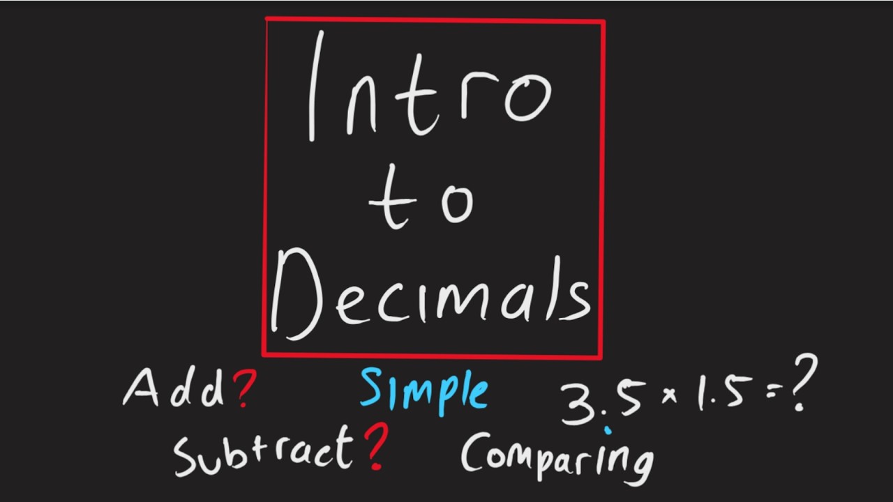 Введение в десятичные дроби (сравнение, сложение, вычитание, умножение, деление) | Алгебра