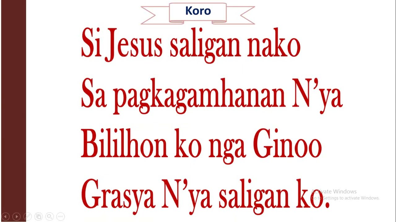 Tis So Sweet To Trust in Jesus Cebuano Hymnals Acapella