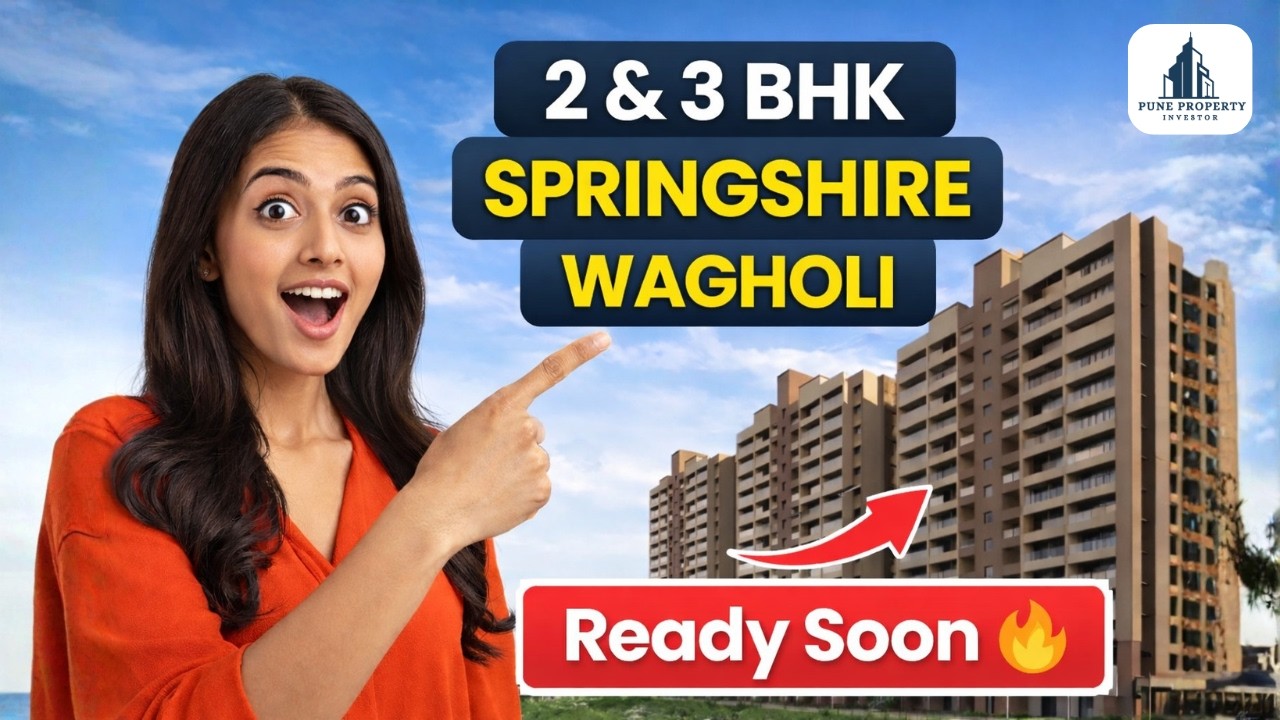 KOLTE PATIL SPRINGSHIRE Wagholi Pune | 2 & 3 BHK Sample Flat Tour | Overview | Internal Layout