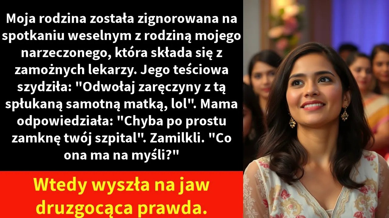 Moja rodzina została zignorowana na spotkaniu weselnym z rodziną mojego narzeczonego,