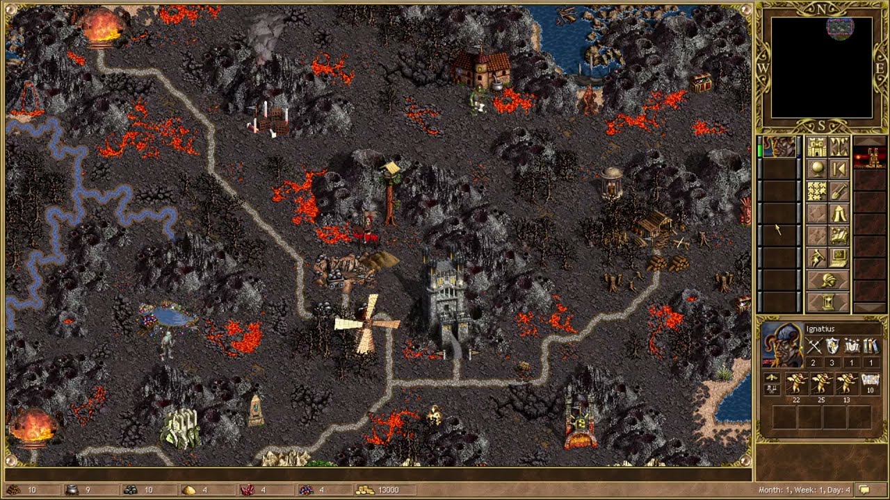 Heroes III Lava Theme