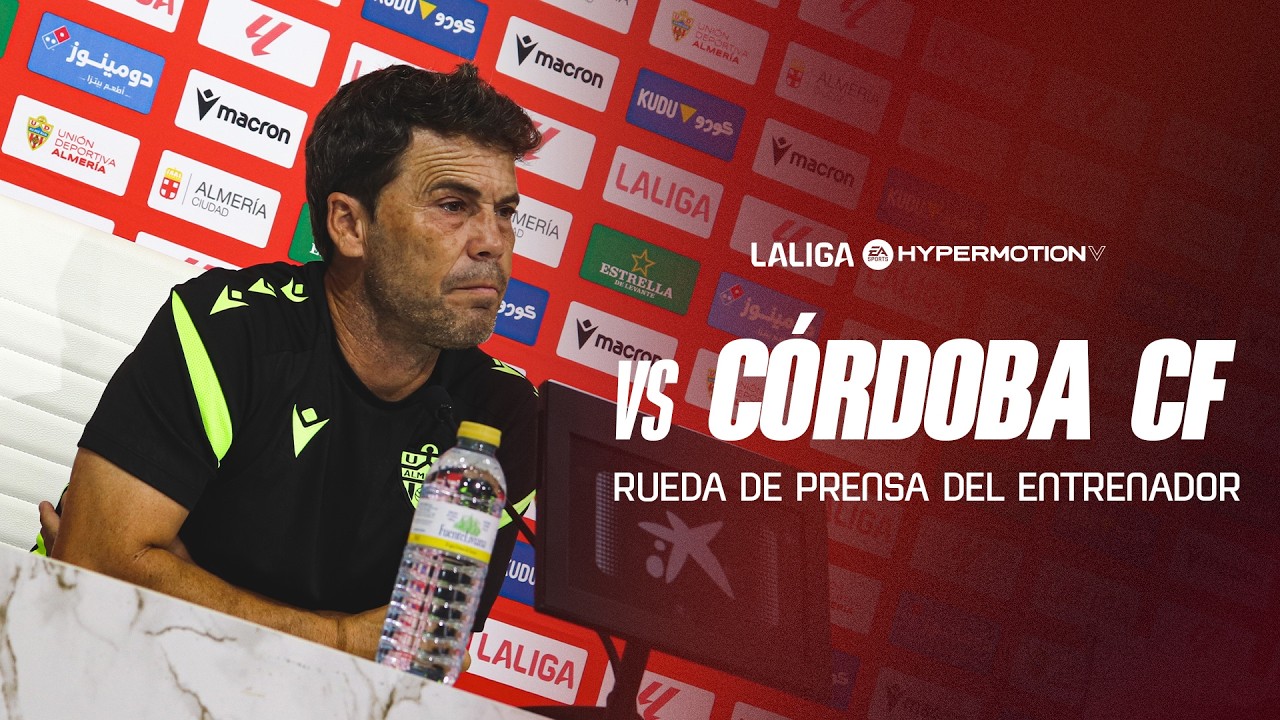 🎥 Rueda de prensa previa partido  UD Almería - Córdoba CF