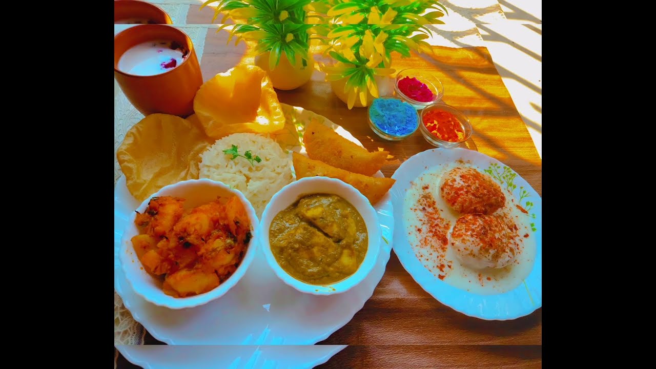 Holi special thali  #trending #viral #recipe #food