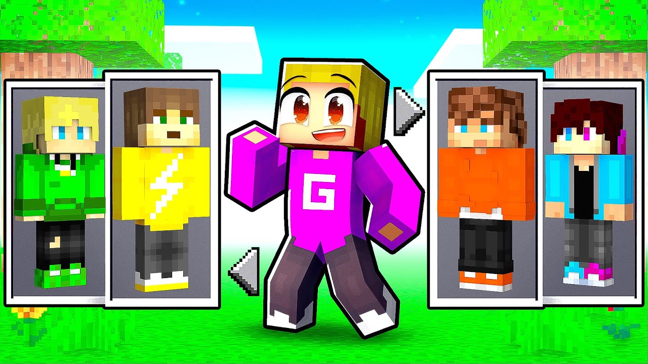 Minecraft, Maar Je Kan Een Youtuber Kiezen! (survival)